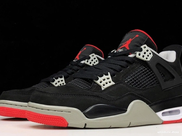 Cheap JORDAN CEMENT RETRO 4 BLACK 308497-060 0702